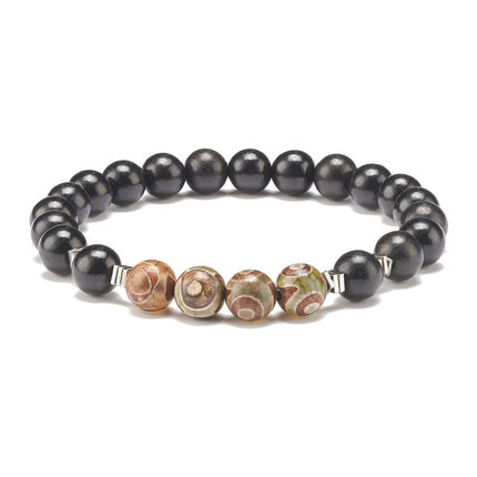 Bracelet pour homme ou femme - pierres naturelles agate