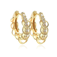 Boucles d'oreilles plaqué or