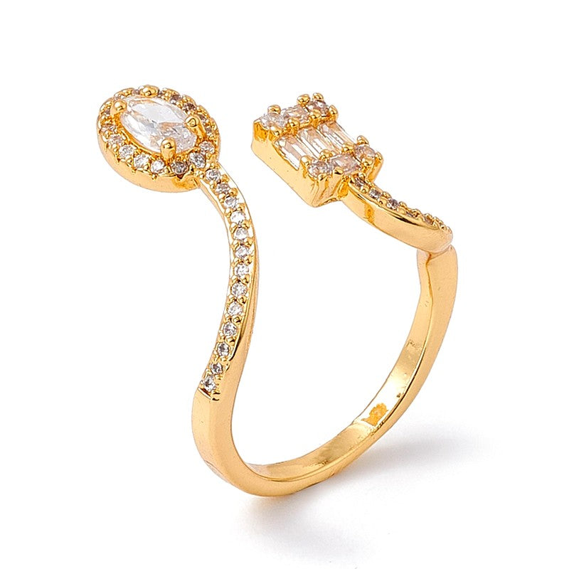 CZ Diamond Adjustable Women's Ring