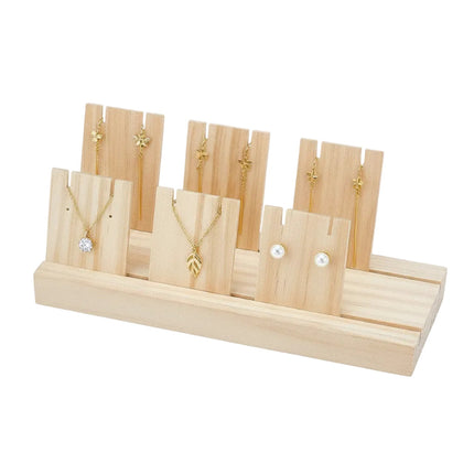 présentoir bois pour colliers et boucles d'oreilles