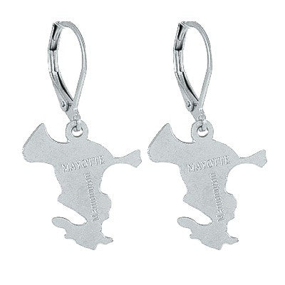 Boucles d'oreilles pour femme - Acier 316 argenté - Mayotte Bijouxmode