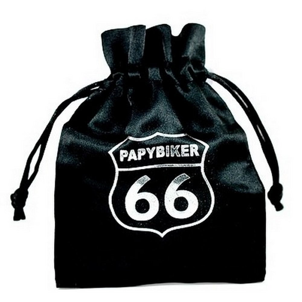 Pendentif acier 316 argenté Gothique Rock ou Biker - Petite moto tête de mort