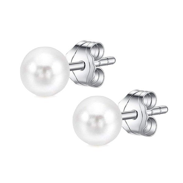 Boucles d'oreilles céramique - Puces - Couleur blanc Bijouxmode