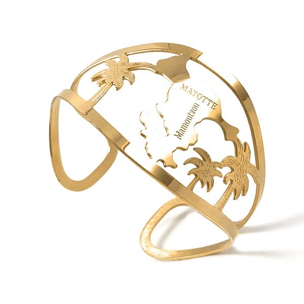 Bracelet pour femme - Acier 316 doré - Mayotte Bijouxmode