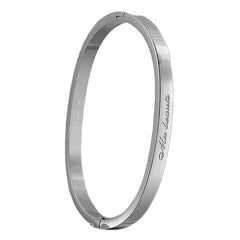 Bracelet message en acier pour enfant - Couleur argenté - gravure ' Ma beauté ' Bijouxmode