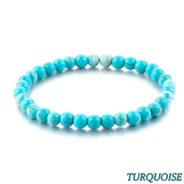 Bracelet pour Homme ou Femme - Pierre naturelle - Turquoise