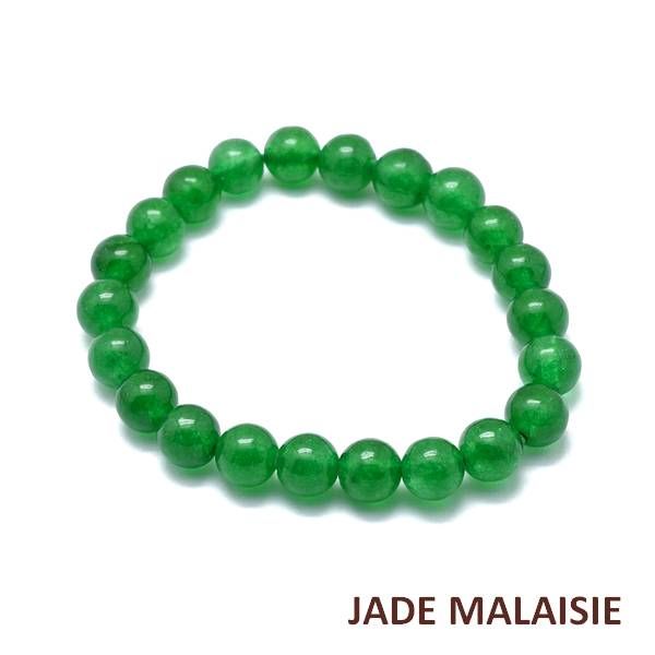 Bracelet pour Homme ou Femme - Pierre naturelle 8 mm - Jade malaisie