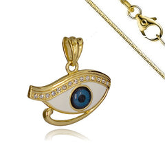 Collier pour femme bijou Oriental oeil de protection Colliers plaqué or Bijouxmode