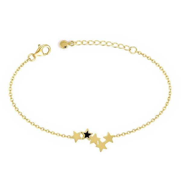 Bracelet pour femme - couleur or - étoiles dorées