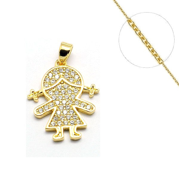 Collier chaine et pendentif 