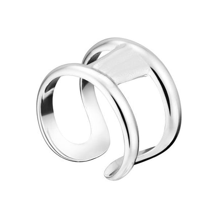 Bague ouverte argenté acier 316 Papybiker66