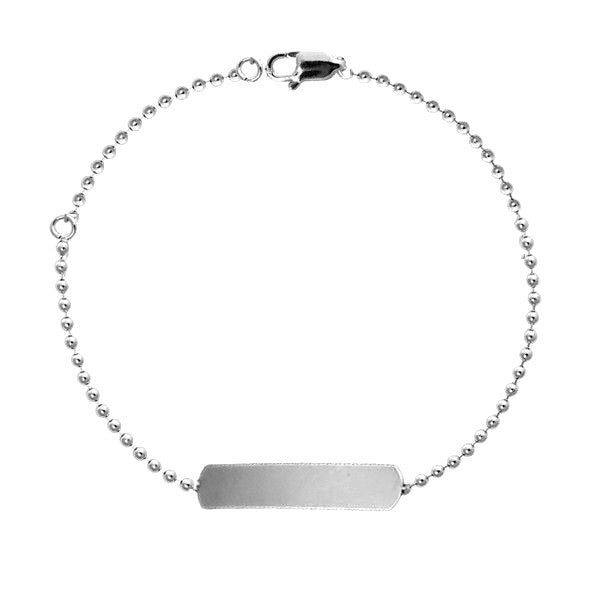 Bracelet gourmette acier inoxydable argenté