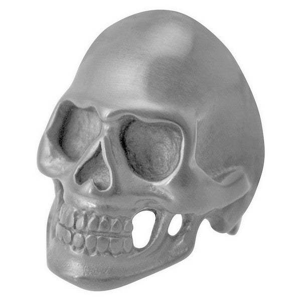 Bague acier inoxydable tête de mort argenté Papybiker66