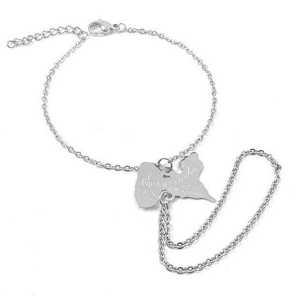 Bijou de main pour femme - Acier 316 argenté - Guadeloupe Bijouxmode