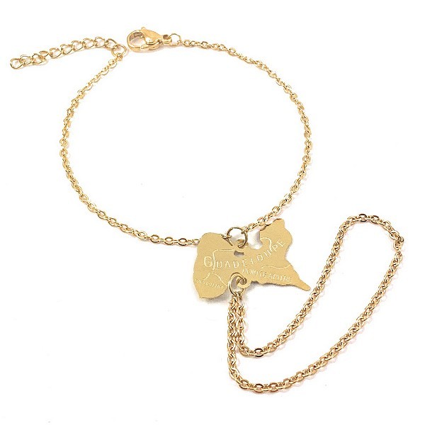 Bijou de main pour femme - Acier 316 doré - Guadeloupe Bijouxmode