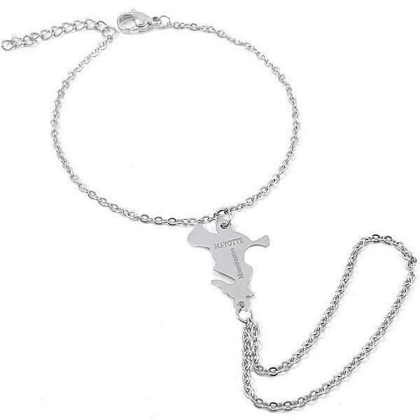 Bijou de main pour femme - Acier 316 argent - Mayotte Bijouxmode