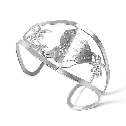 Bracelet pour femme - Acier 316 argenté - La Guyane Bijouxmode