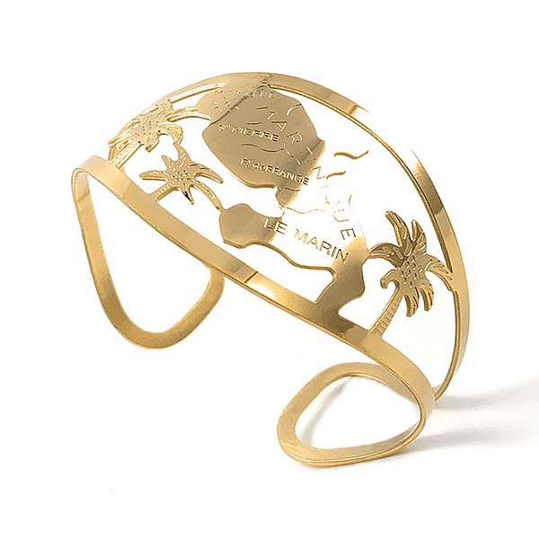 Bracelet pour femme - Acier 316 doré - La Martinique Bijouxmode