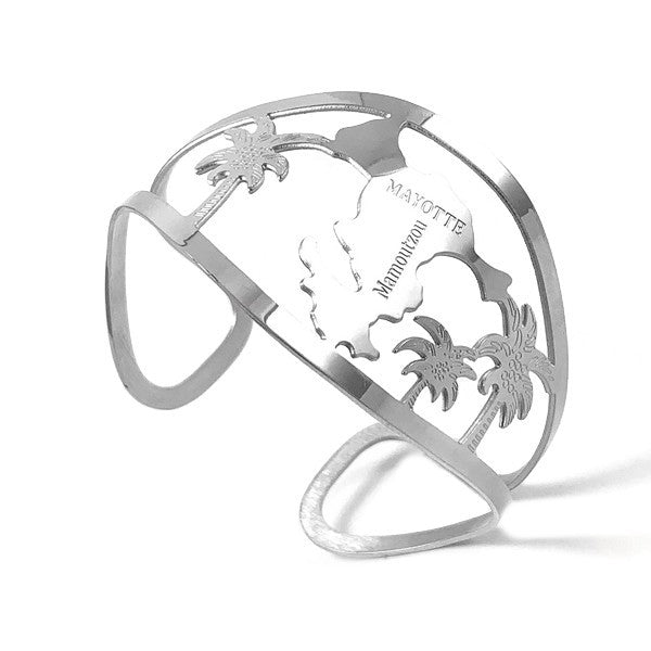 Bracelet pour femme - Acier 316 argenté - Mayotte Bijouxmode