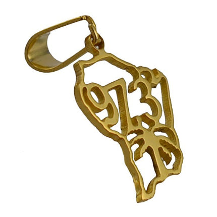 Pendentif mixte - Acier 316 doré - 973 Bijouxmode