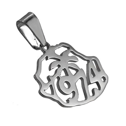 Pendentif mixte - Acier 316 ajouré - 974 Bijouxmode
